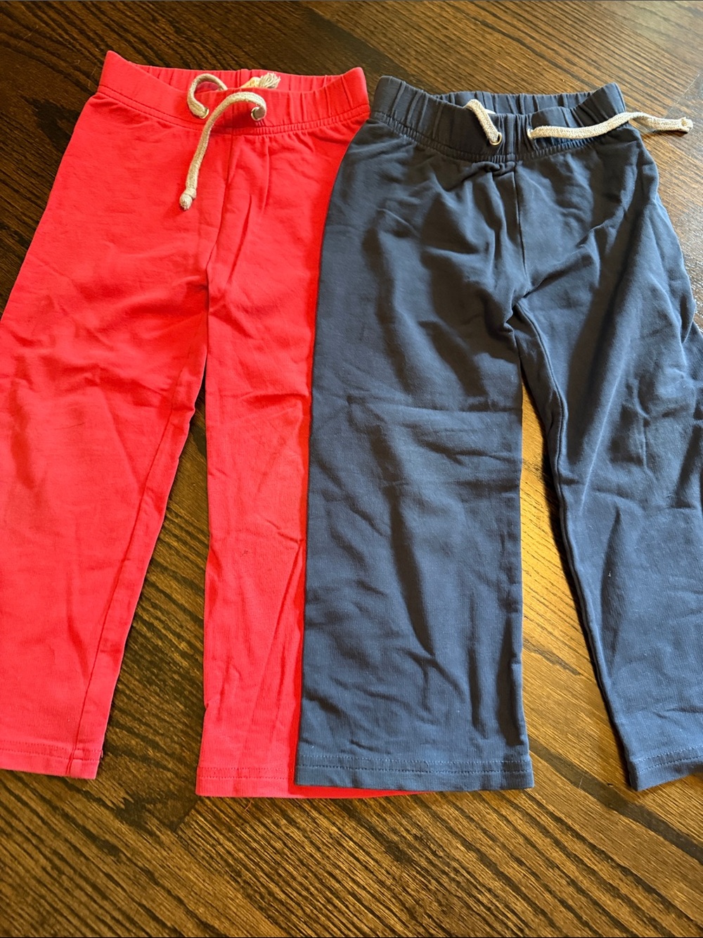 The Beaufort Bonnet Company Red & Navy Knit Leggings - Twin Pack PLAY